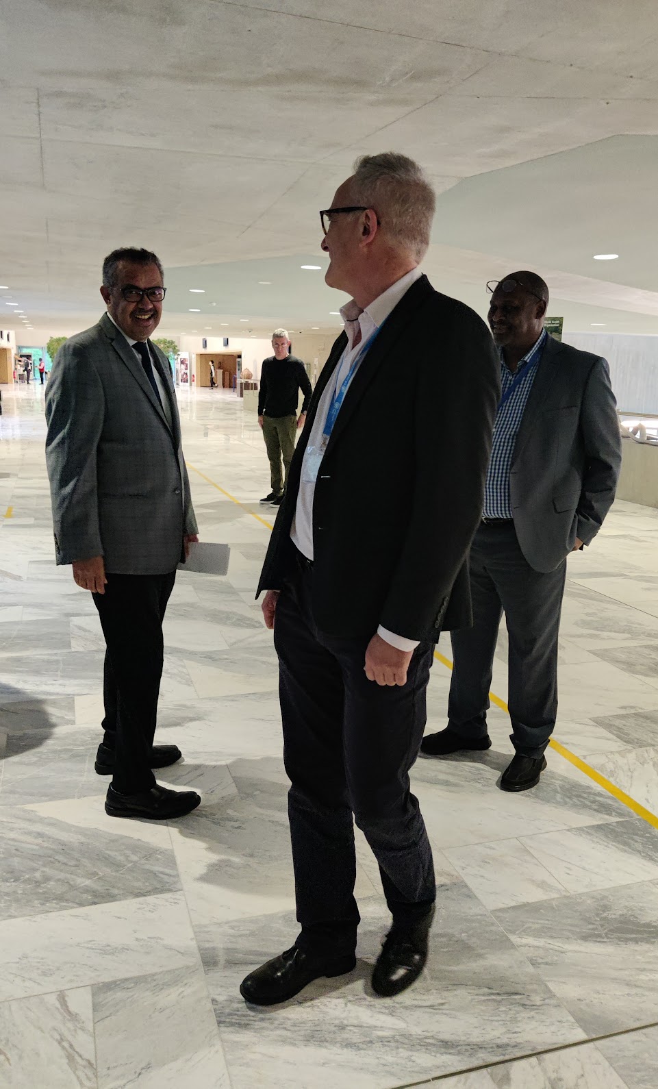 Dr. Tedros and Prof. Squires