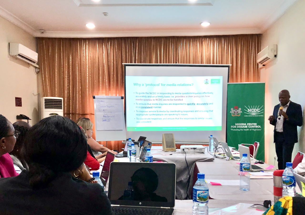 Nigeria CDC Builds on Media Training Successes