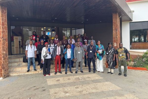 Francophone SLMTA TOT participants and master trainers group photo, Saly Senegal.