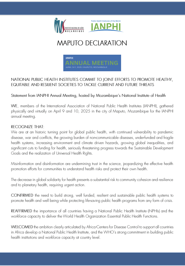 Maputo Declaration Screenshot